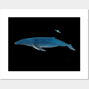 Space Whale Posters and Art